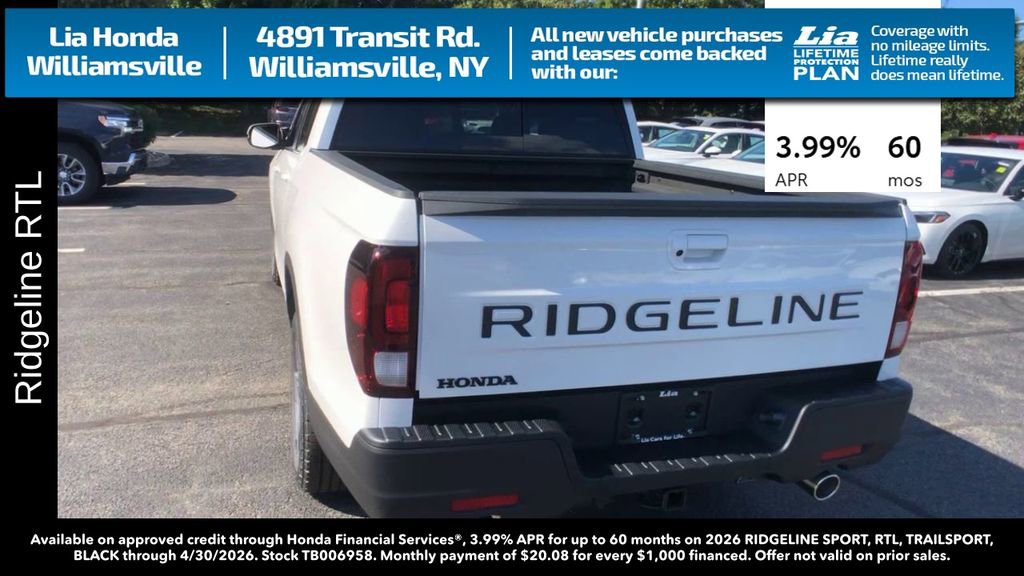 New 2026 Honda Ridgeline RTL image 7