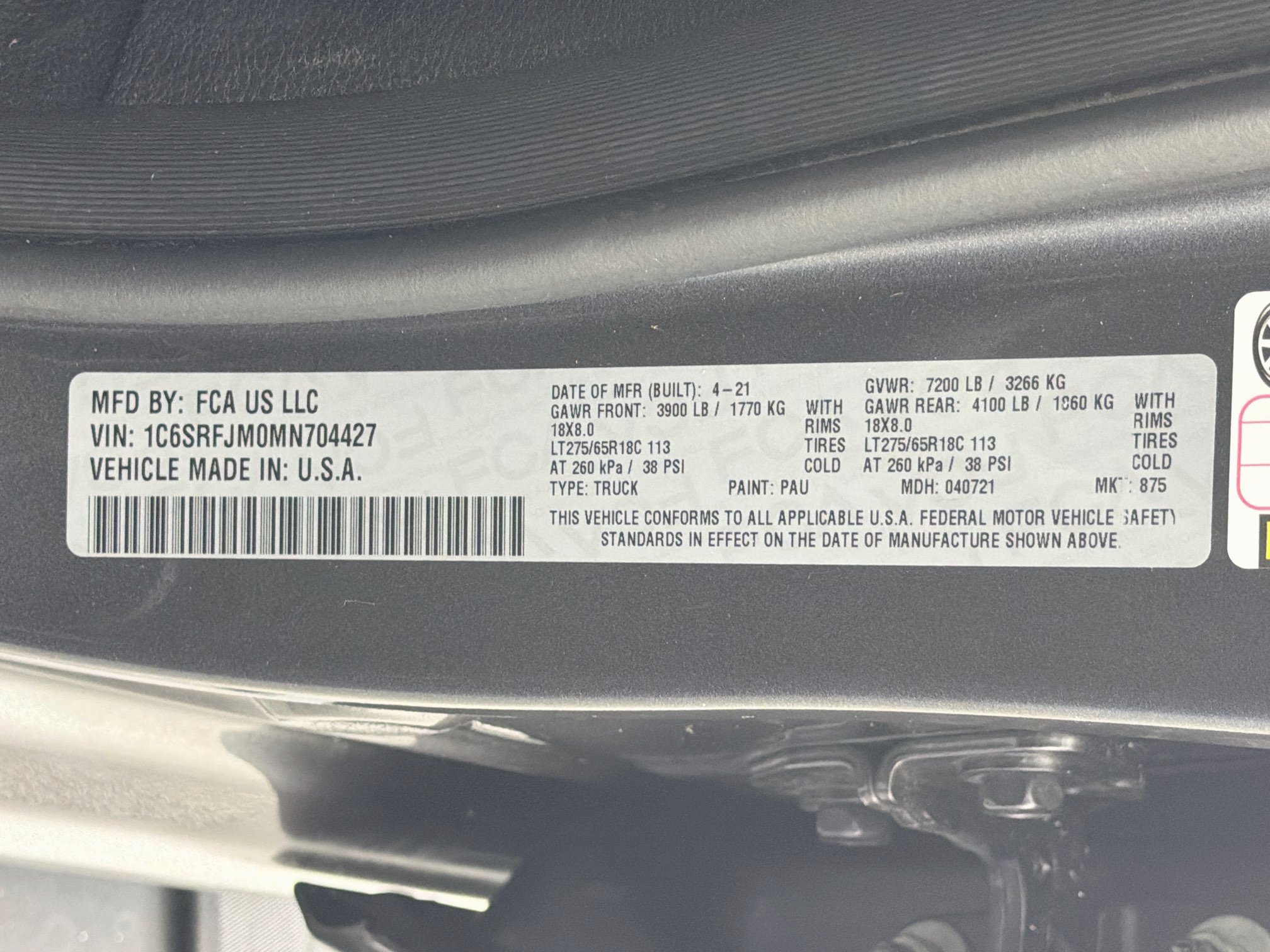 Used 2021 RAM 1500 Laramie AWD/4WD image 12