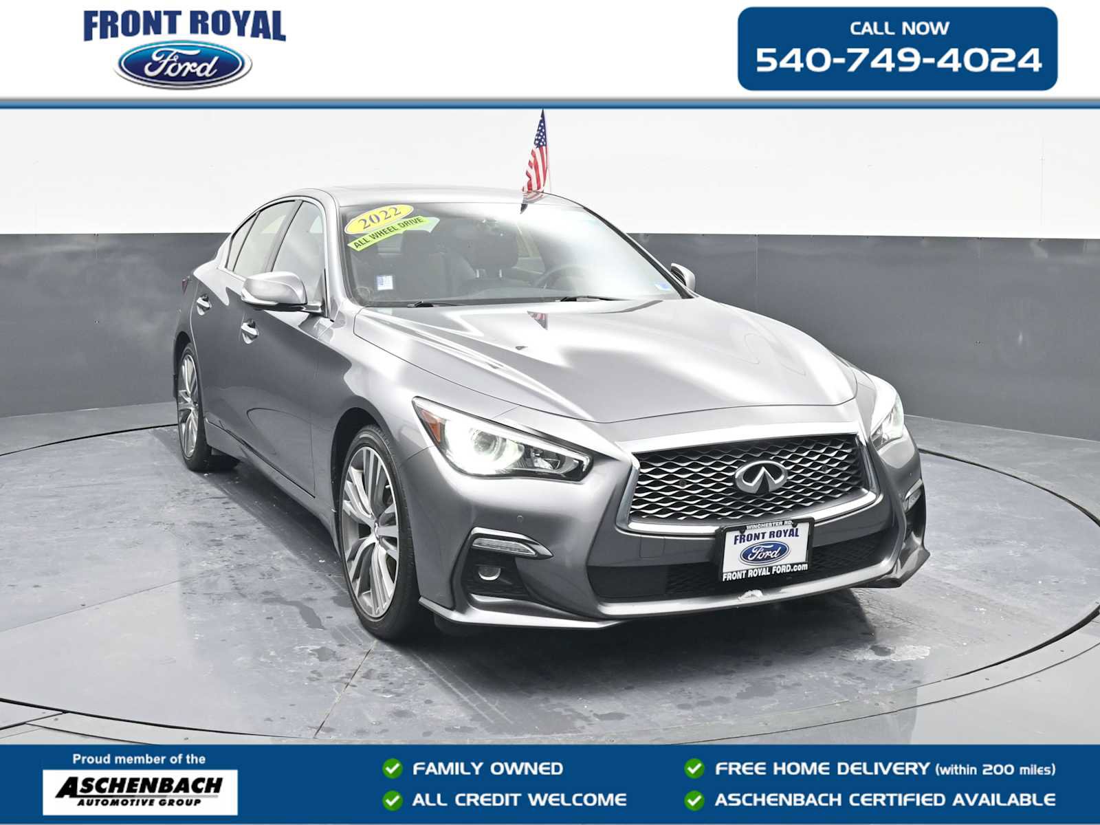 Used 2022 INFINITI Q50 Sensory image 43