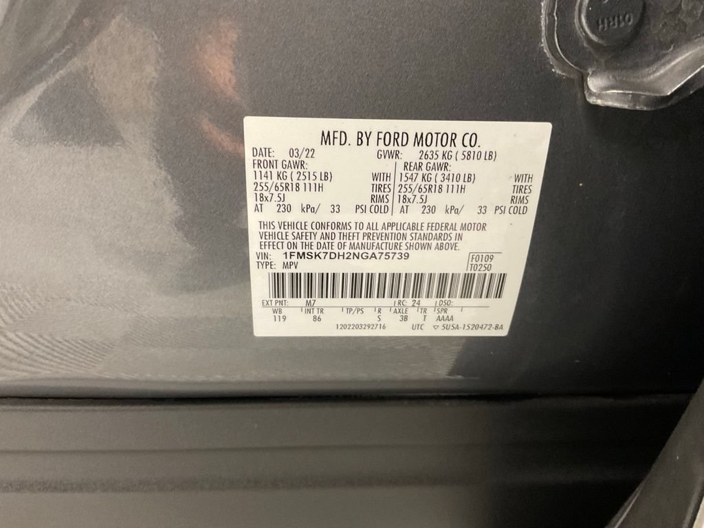 Certified 2022 Ford Explorer XLT RWD image 28