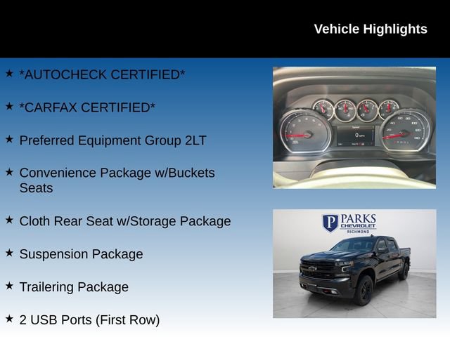 Certified 2021 Chevrolet Silverado 1500 LT Trail Boss AWD/4WD image 4