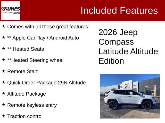 New 2026 Jeep Compass Altitude image 4