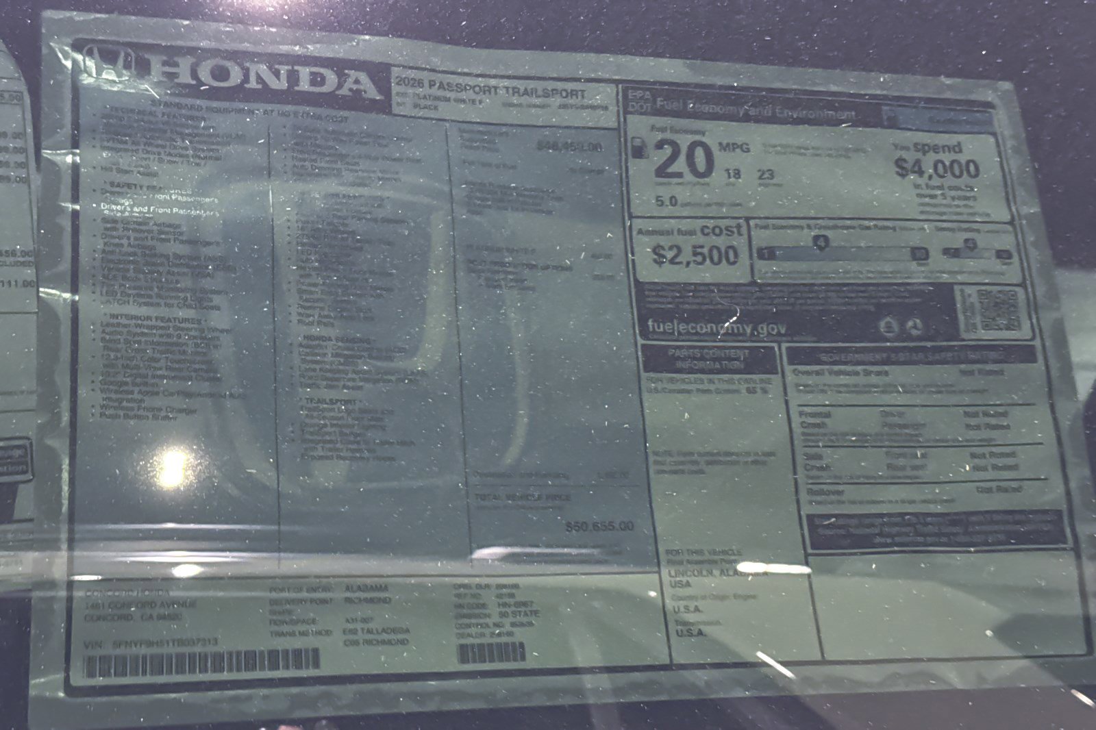 New 2026 Honda Passport RTL image 34