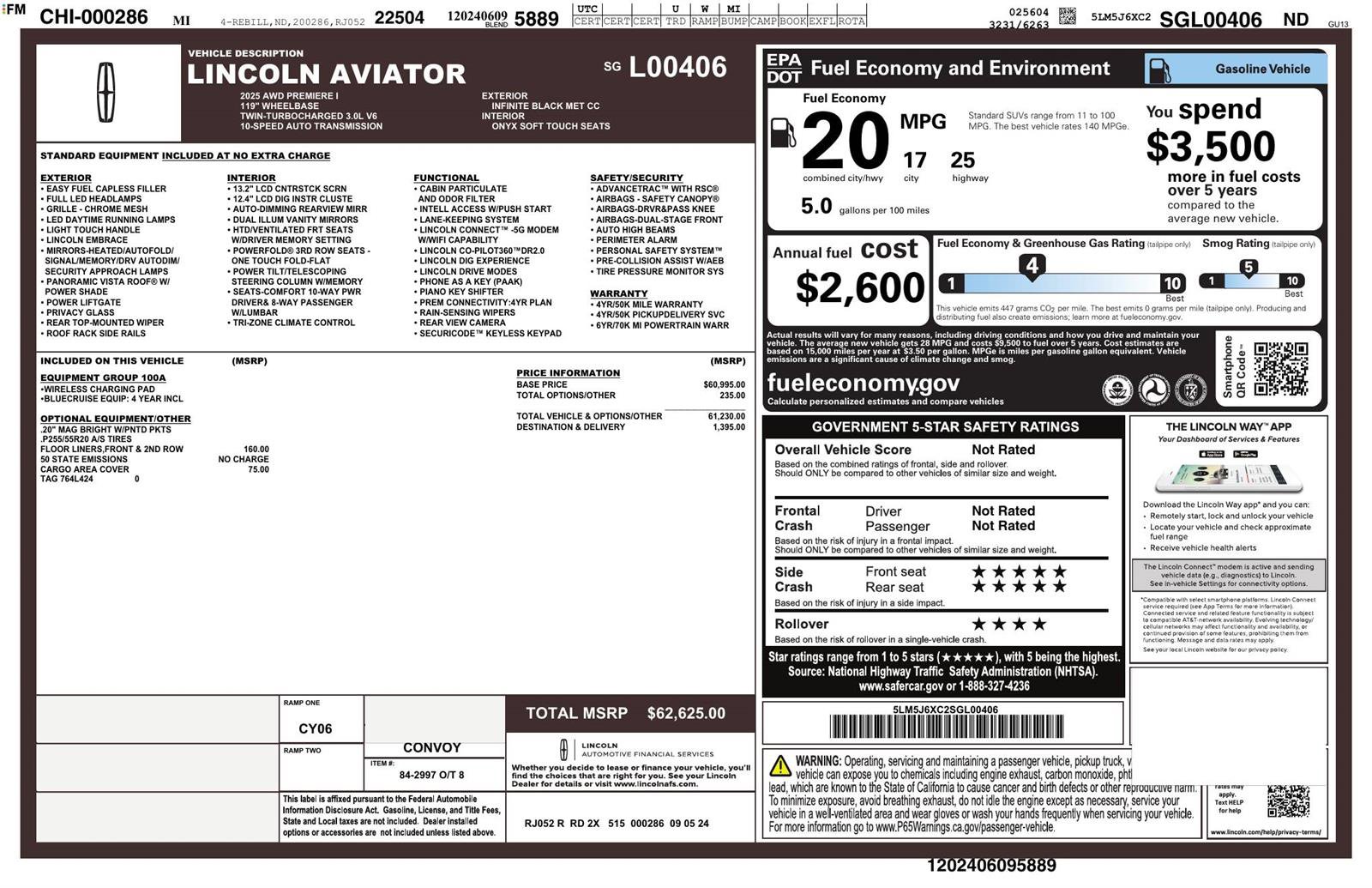 Used 2025 Lincoln Aviator AWD image 4