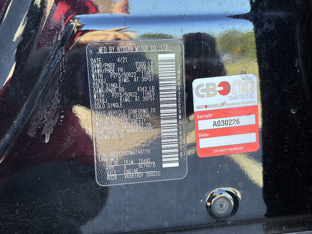 Used 2021 Nissan Armada Platinum RWD image 33