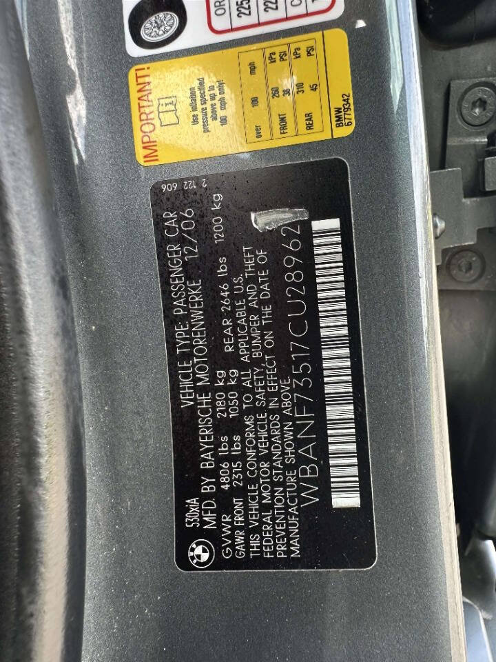 Used 2007 BMW 530xi Sedan AWD/4WD image 37