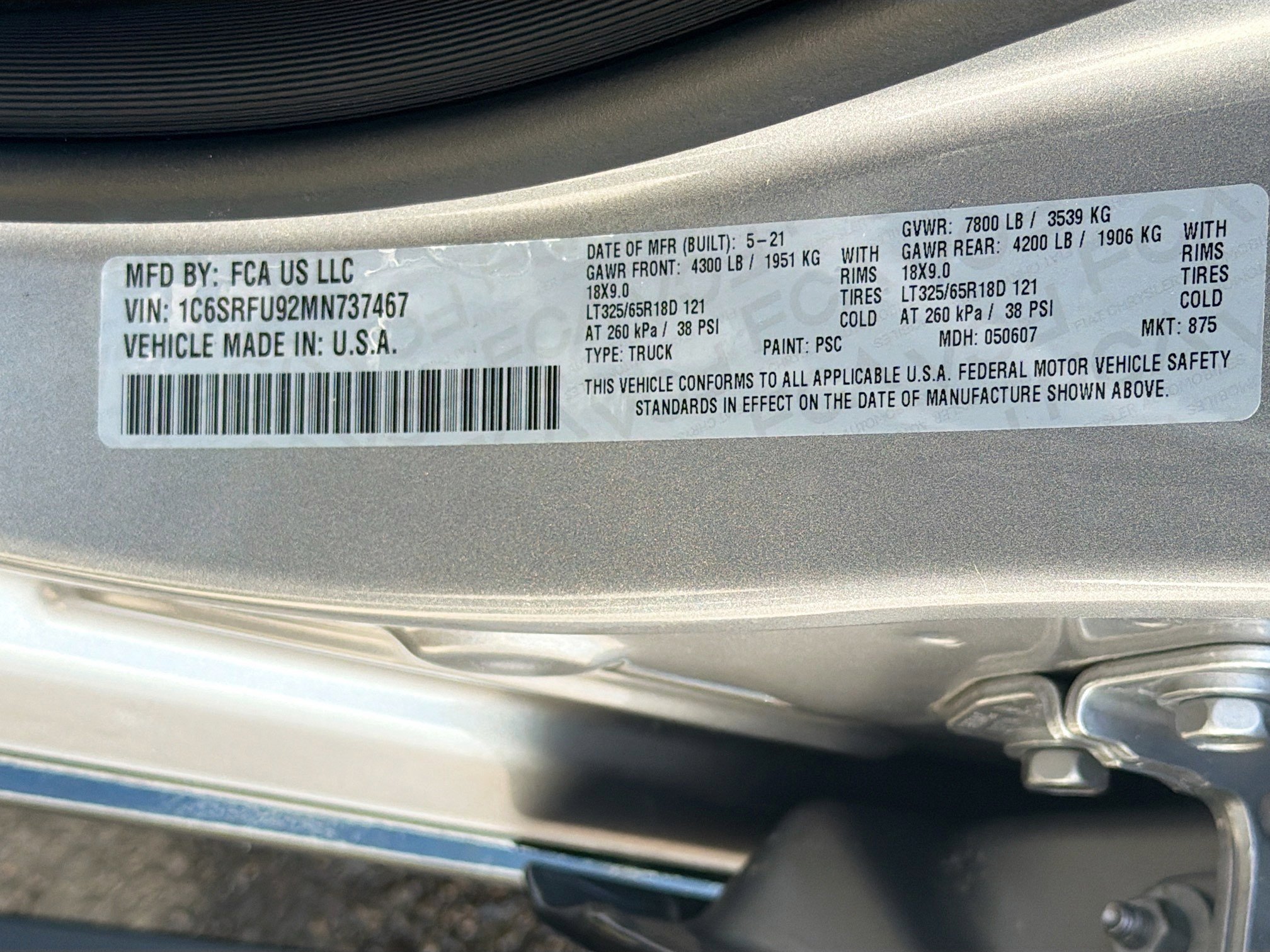 Used 2021 RAM 1500 TRX w/ TRX Level 2 Equipment Group image 45