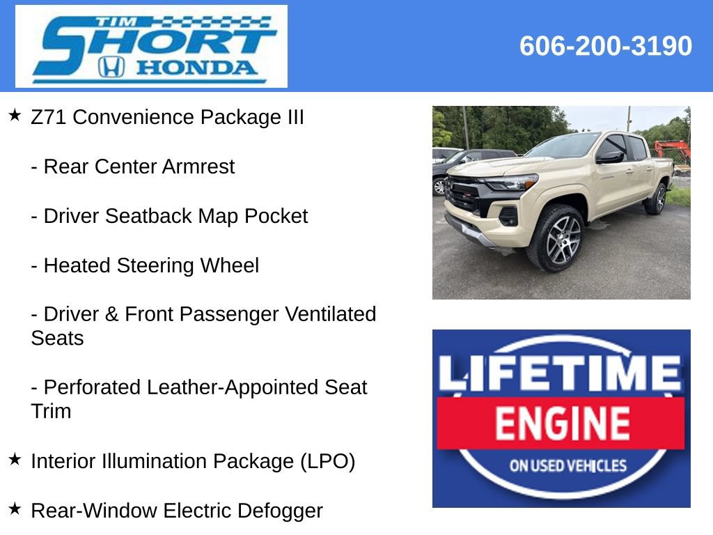 Used 2023 Chevrolet Colorado Z71 w/ Z71 Convenience Package 2 AWD/4WD image 21