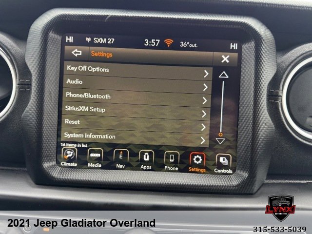 Used 2021 Jeep Gladiator Overland w/ Popular Equipment Package image 21