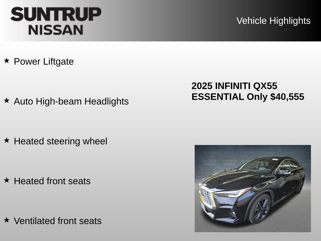 Used 2025 INFINITI QX55 Essential image 16