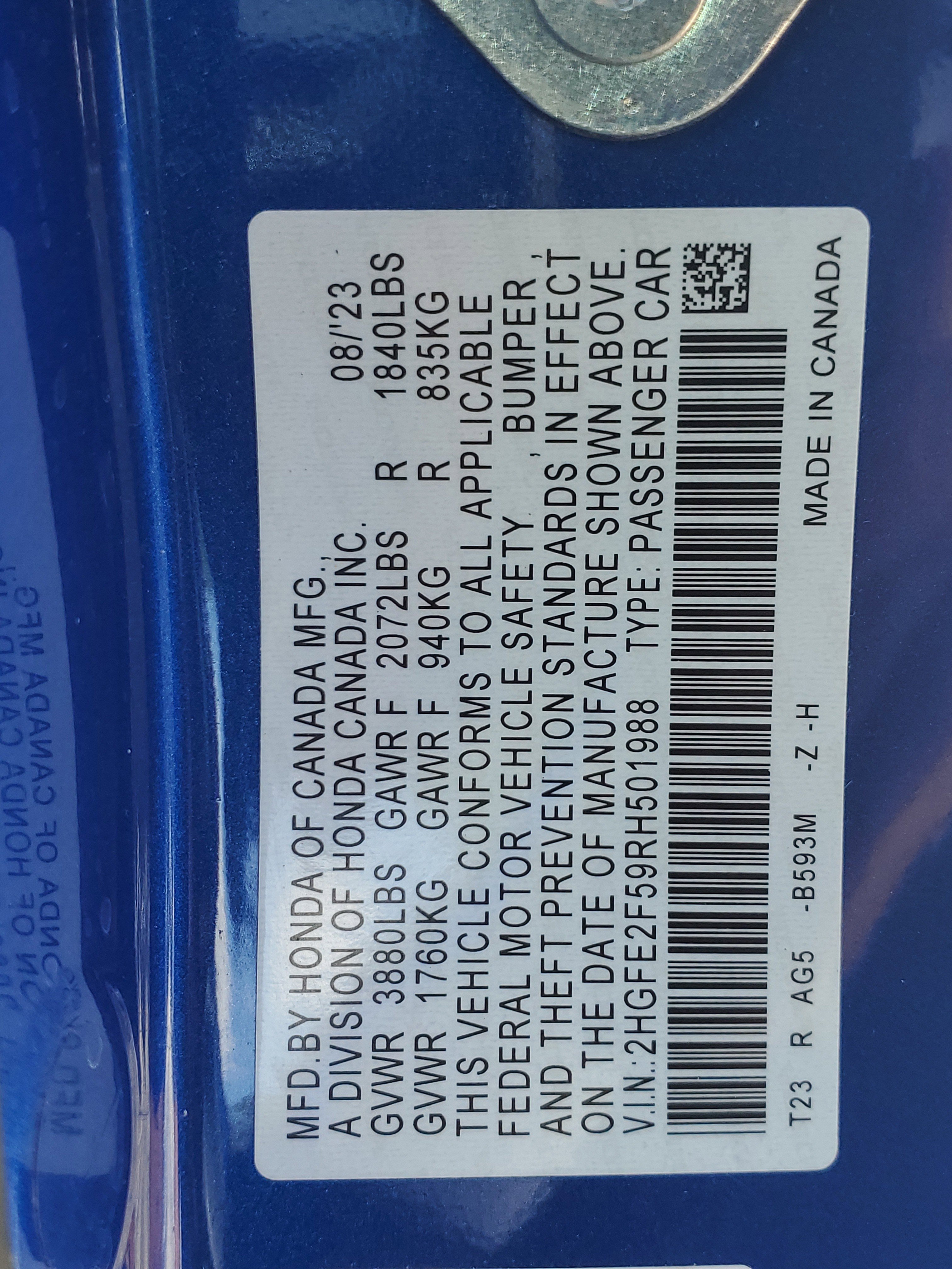 Used 2024 Honda Civic Sport image 30