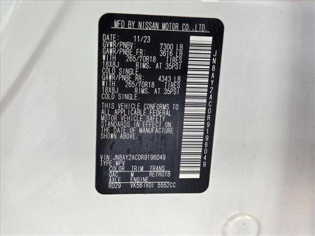 Used 2024 Nissan Armada SV image 23