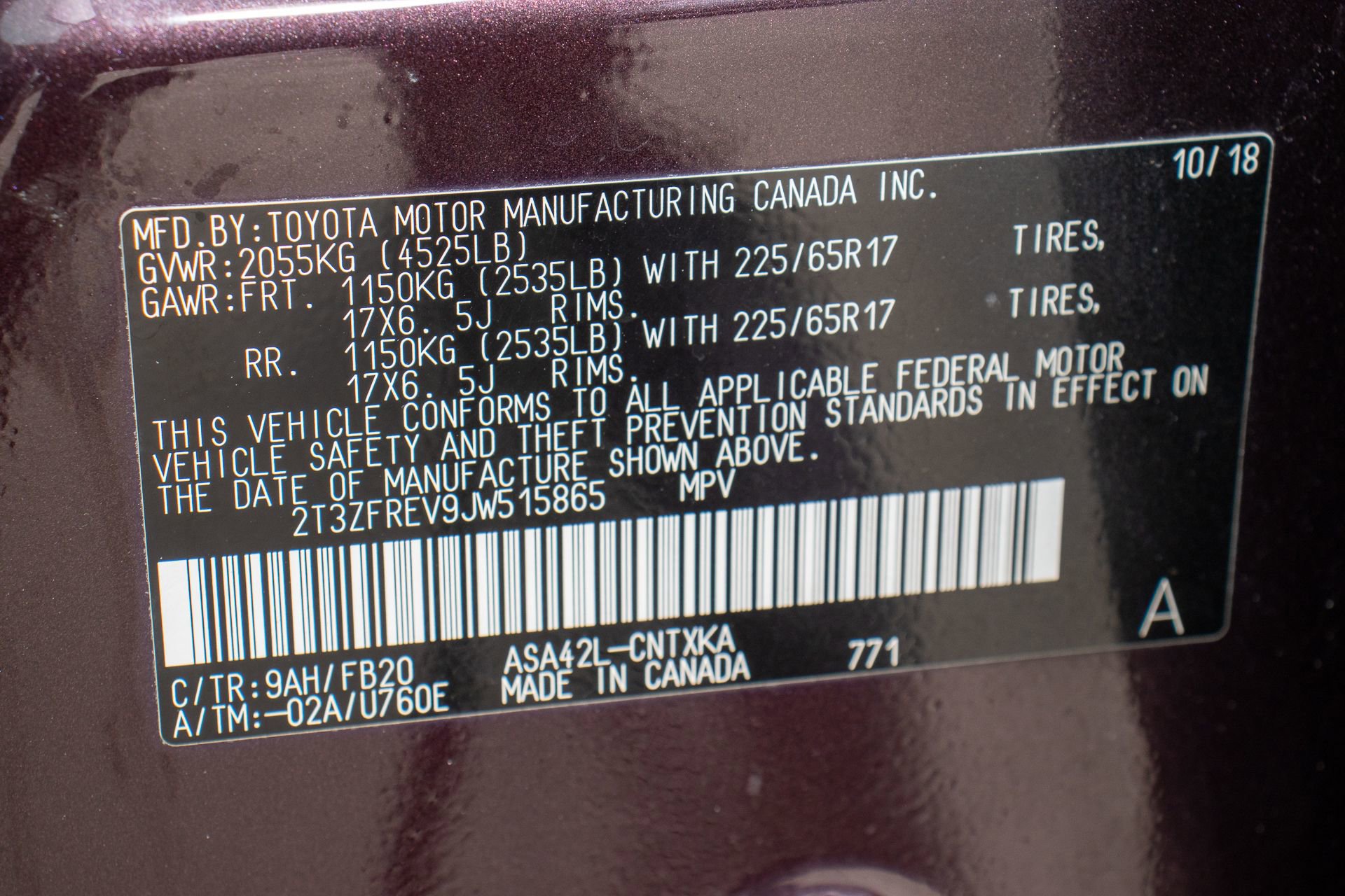 Used 2018 Toyota RAV4 LE image 32