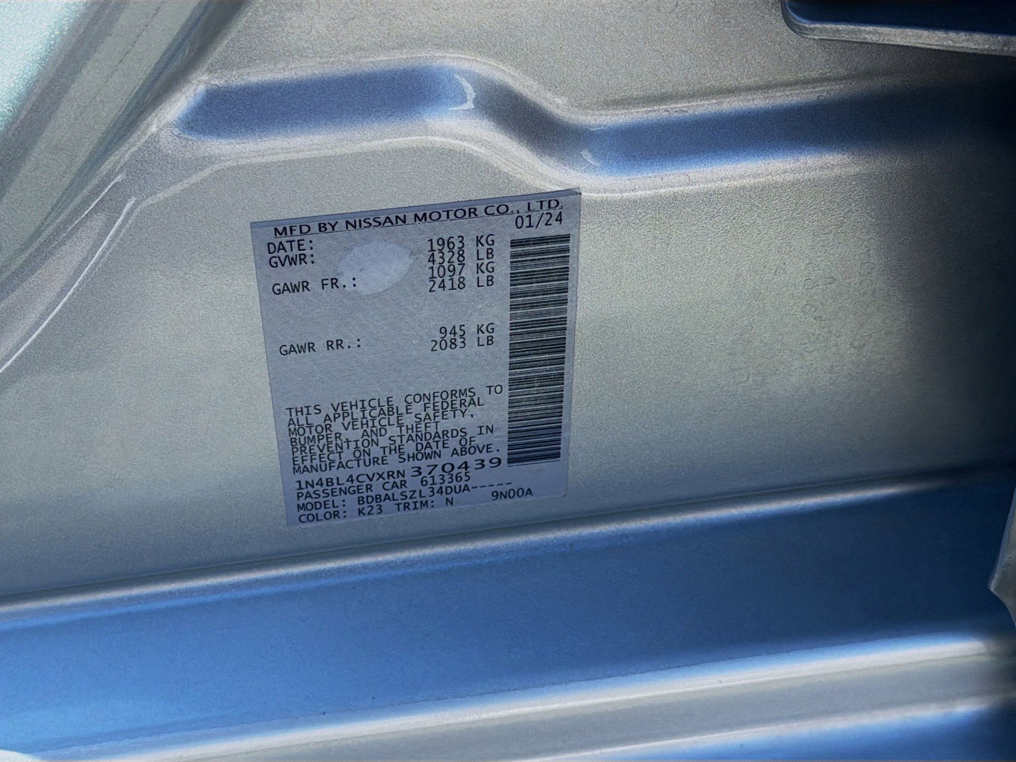 Used 2024 Nissan Altima 2.5 SR FWD image 36