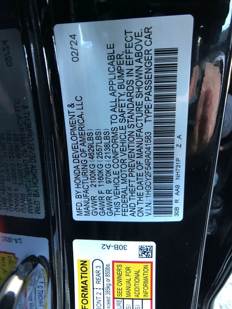 Certified 2024 Honda Accord Sport image 16