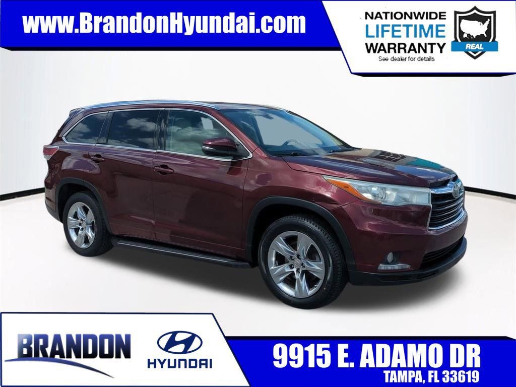 Used 2015 Toyota Highlander Limited w/ Driver Technology Package image 1