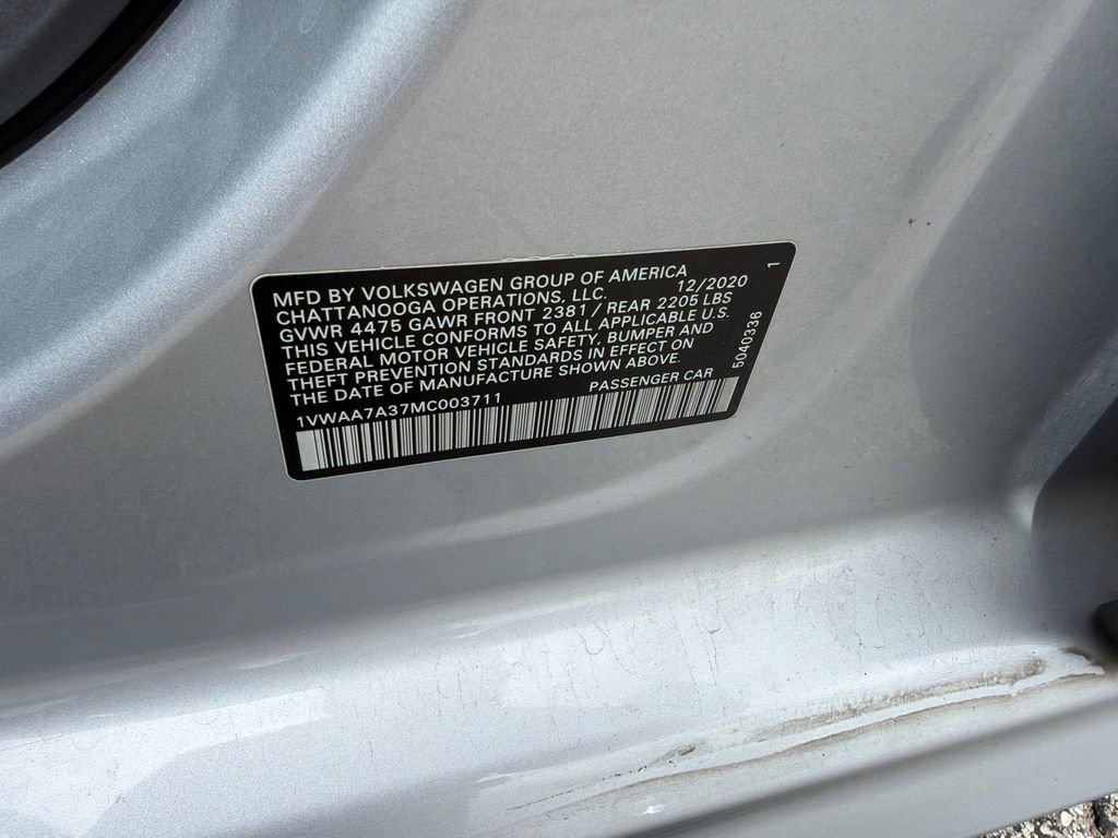 Used 2021 Volkswagen Passat 2.0T S FWD image 30