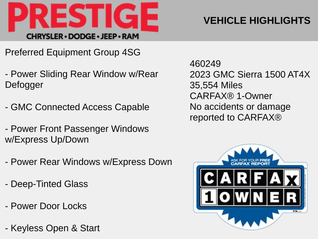Used 2023 GMC Sierra 1500 AT4X w/ AT4X AEV Edition AWD/4WD video 2