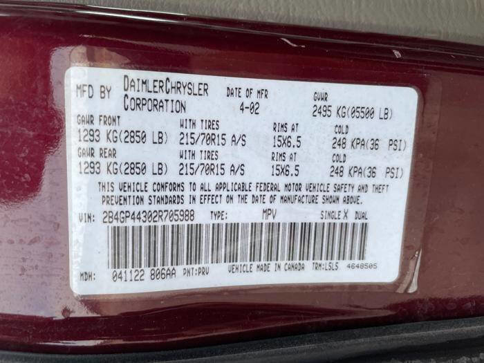 Used 2002 Dodge Grand Caravan Sport image 41