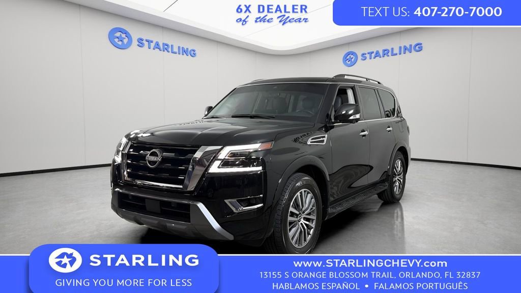 Used 2023 Nissan Armada SL w/ Captain's Chairs Package