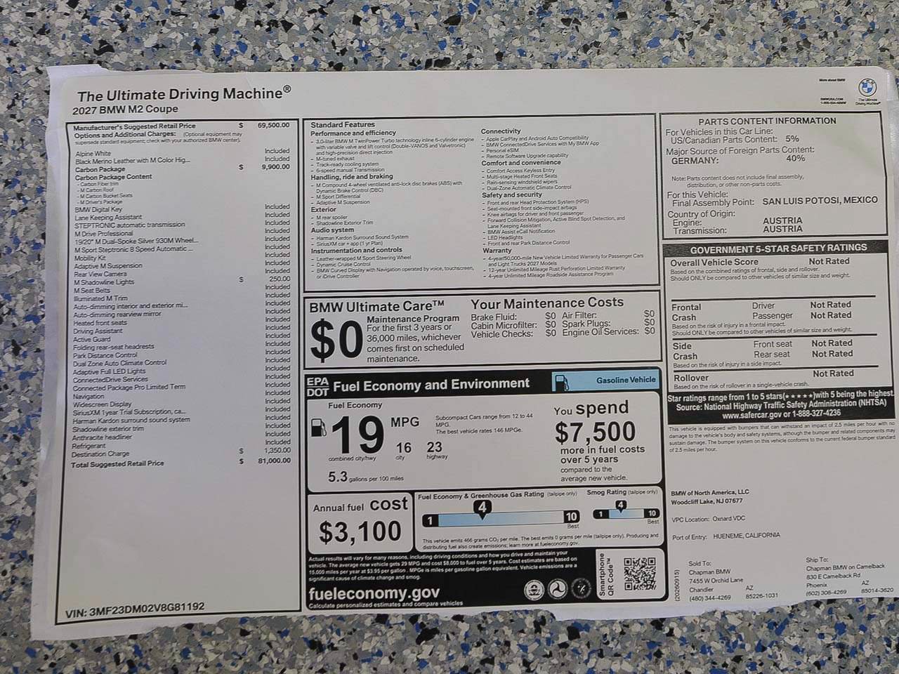 New 2027 BMW M2 RWD image 16