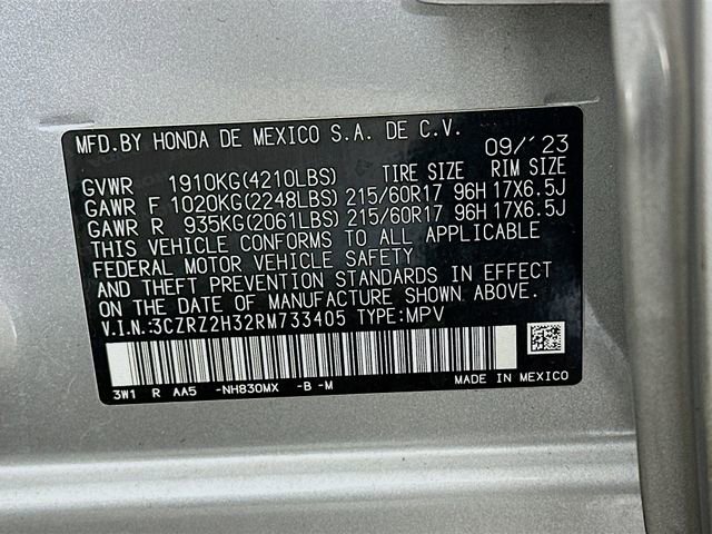 Certified 2024 Honda HR-V LX image 33