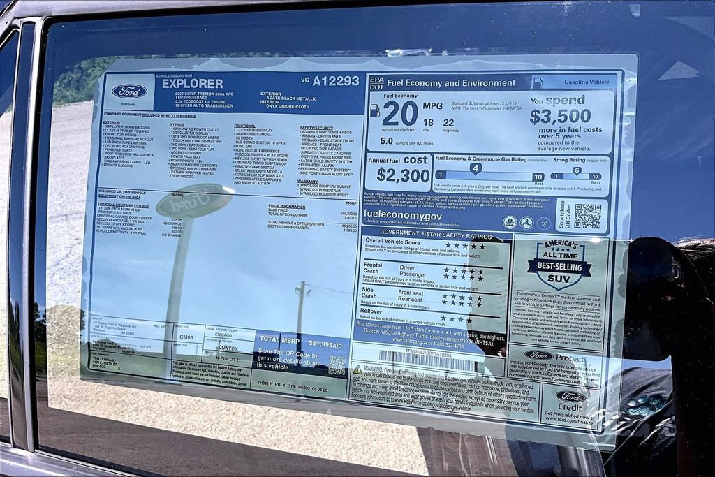 New 2027 Ford Explorer Tremor AWD/4WD image 14