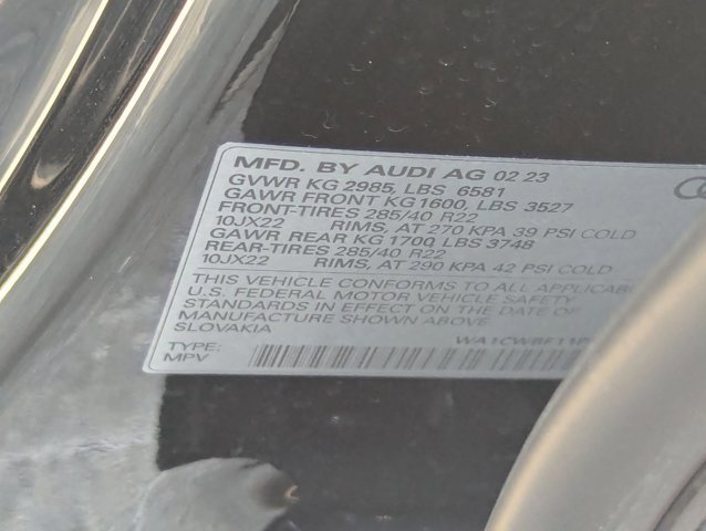 Used 2023 Audi SQ8 Prestige image 22