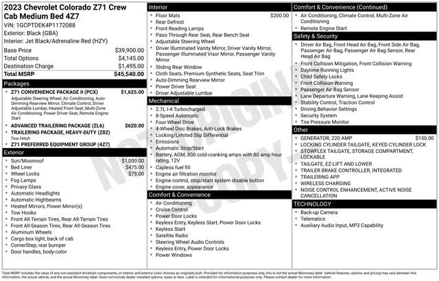 Used 2023 Chevrolet Colorado Z71 w/ Z71 Convenience Package 2 image 5