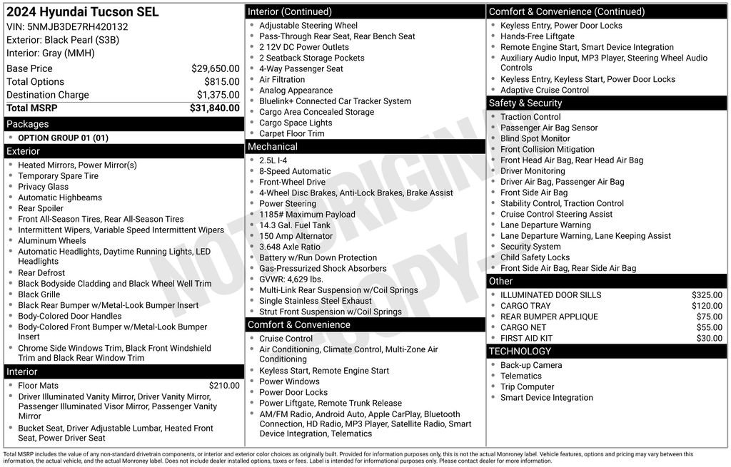 Used 2024 Hyundai Tucson SEL image 24