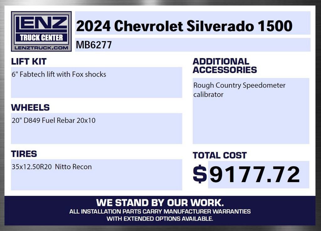 Used 2024 Chevrolet Silverado 1500 RST w/ Convenience Package II AWD/4WD image 2
