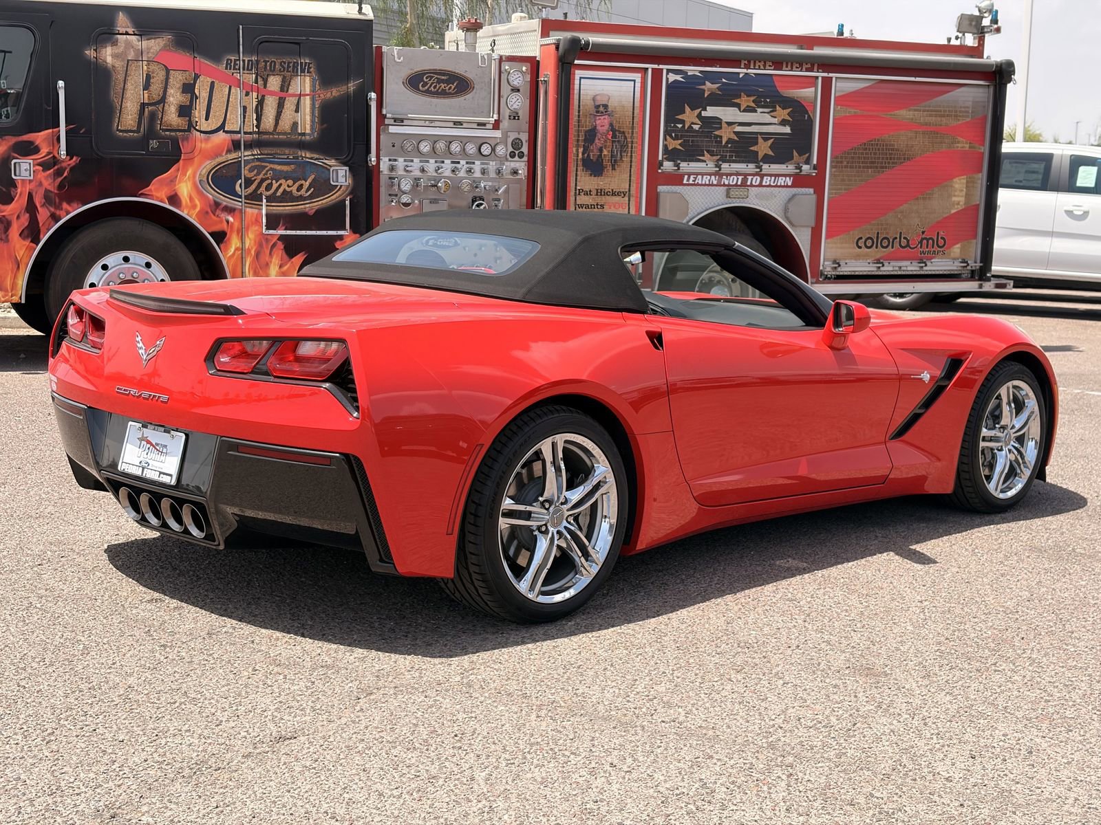 Used 2017 Chevrolet Corvette Stingray Convertible w/ Battery Protection Package RWD image 5