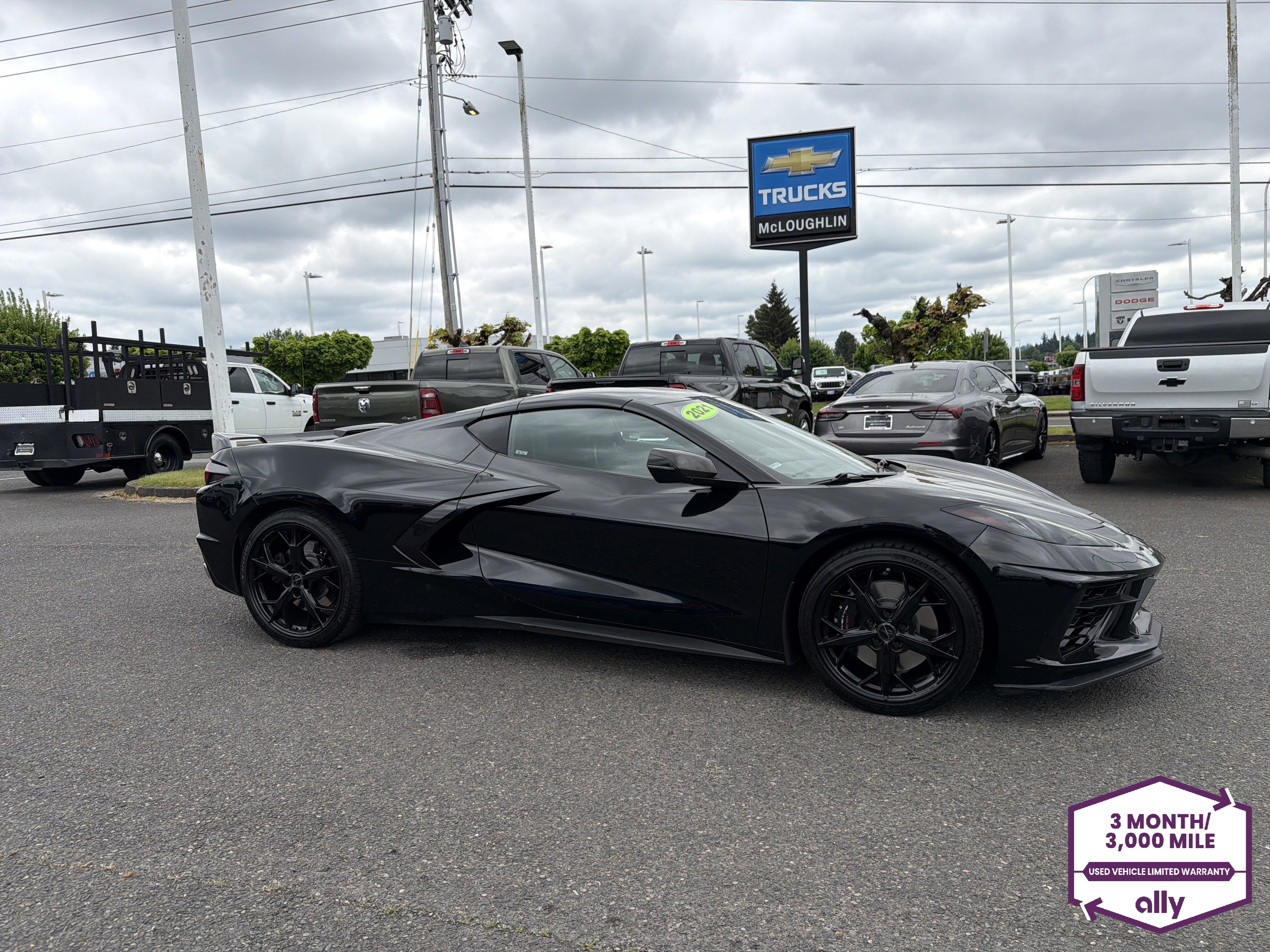 Used 2021 Chevrolet Corvette Stingray Preferred Cpe w/ Z51 Performance Package RWD image 7