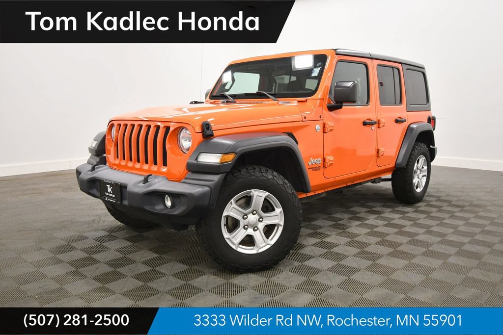 Used 2018 Jeep Wrangler Unlimited Sport S AWD/4WD image 1