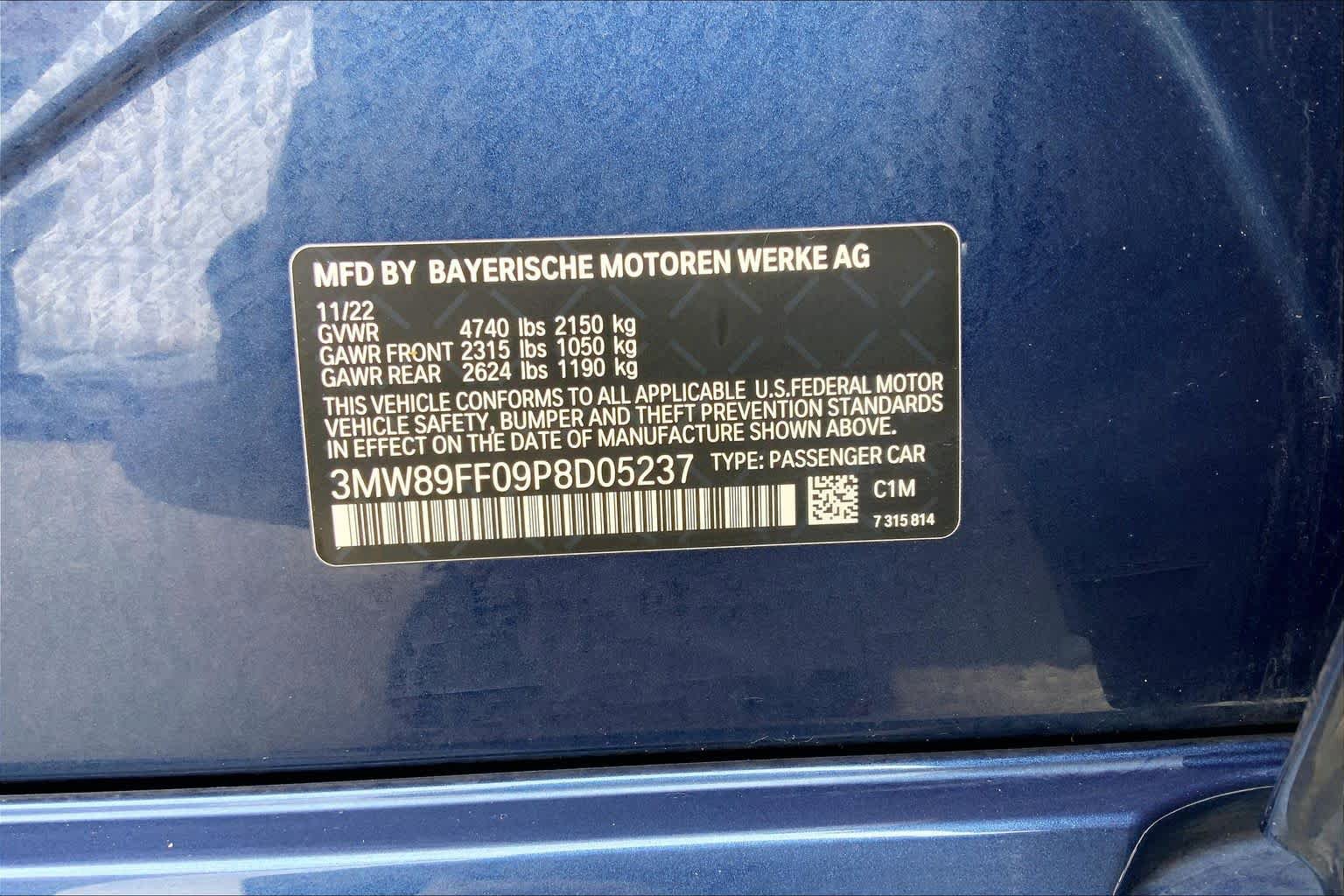 Certified 2023 BMW 330i xDrive Sedan w/ Driving Assistance Package image 33