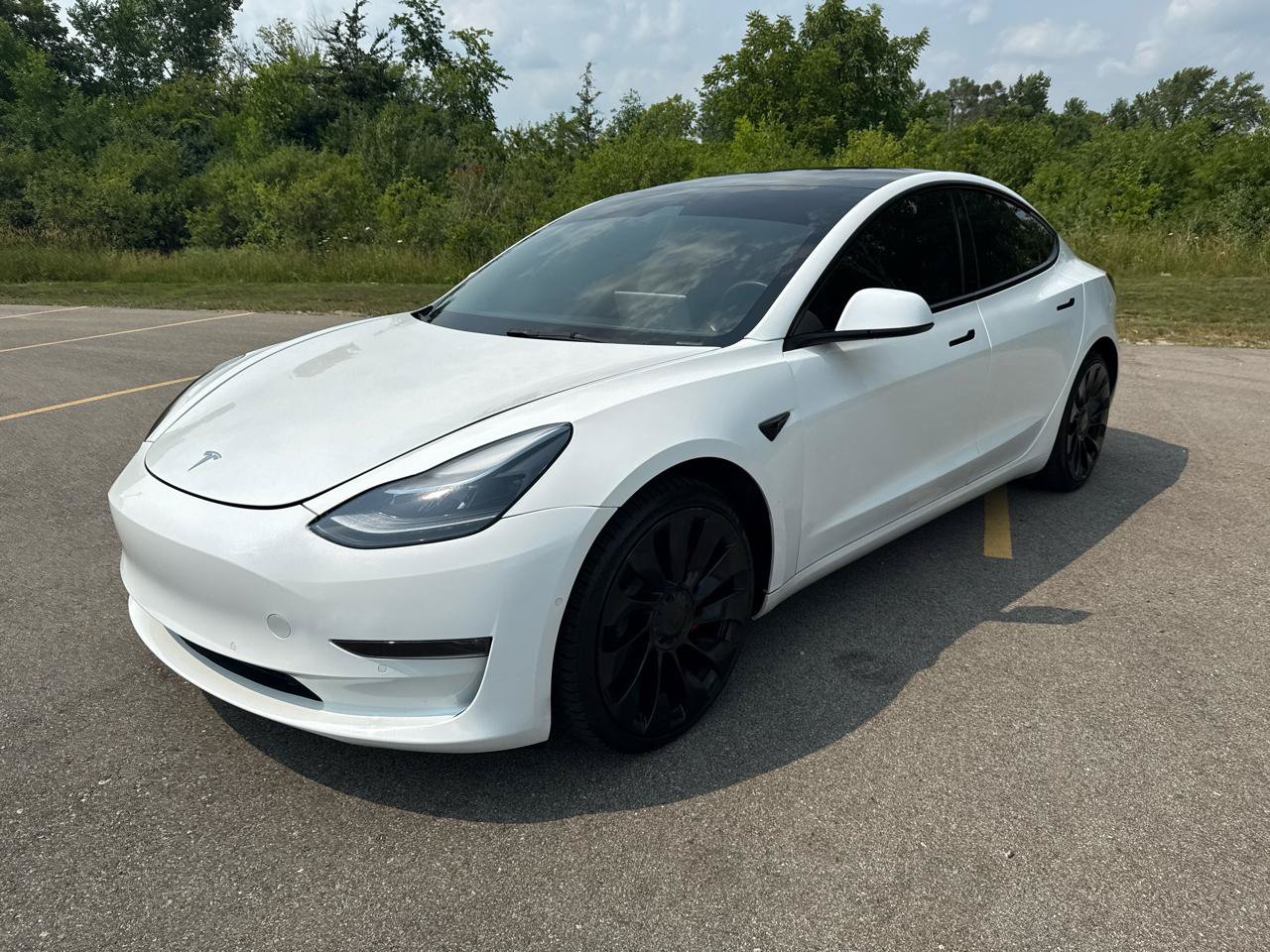 Used 2022 Tesla Model 3 Performance AWD/4WD image 1