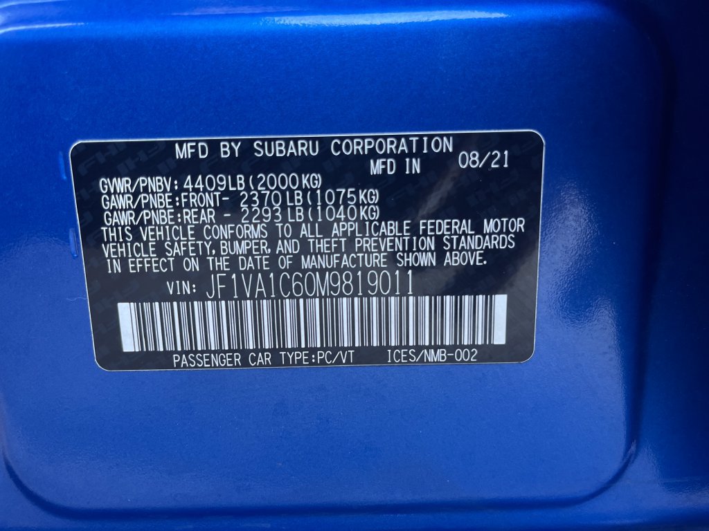 Used 2021 Subaru WRX Premium AWD/4WD image 32