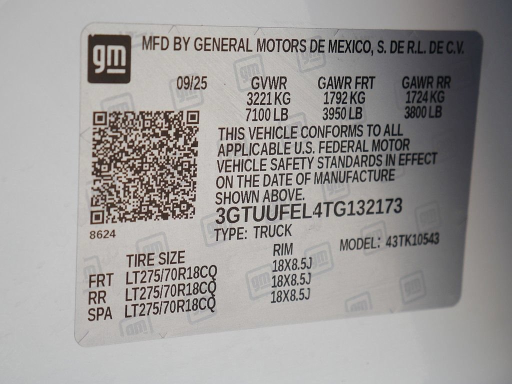 Used 2026 GMC Sierra 1500 AT4X AWD/4WD image 91