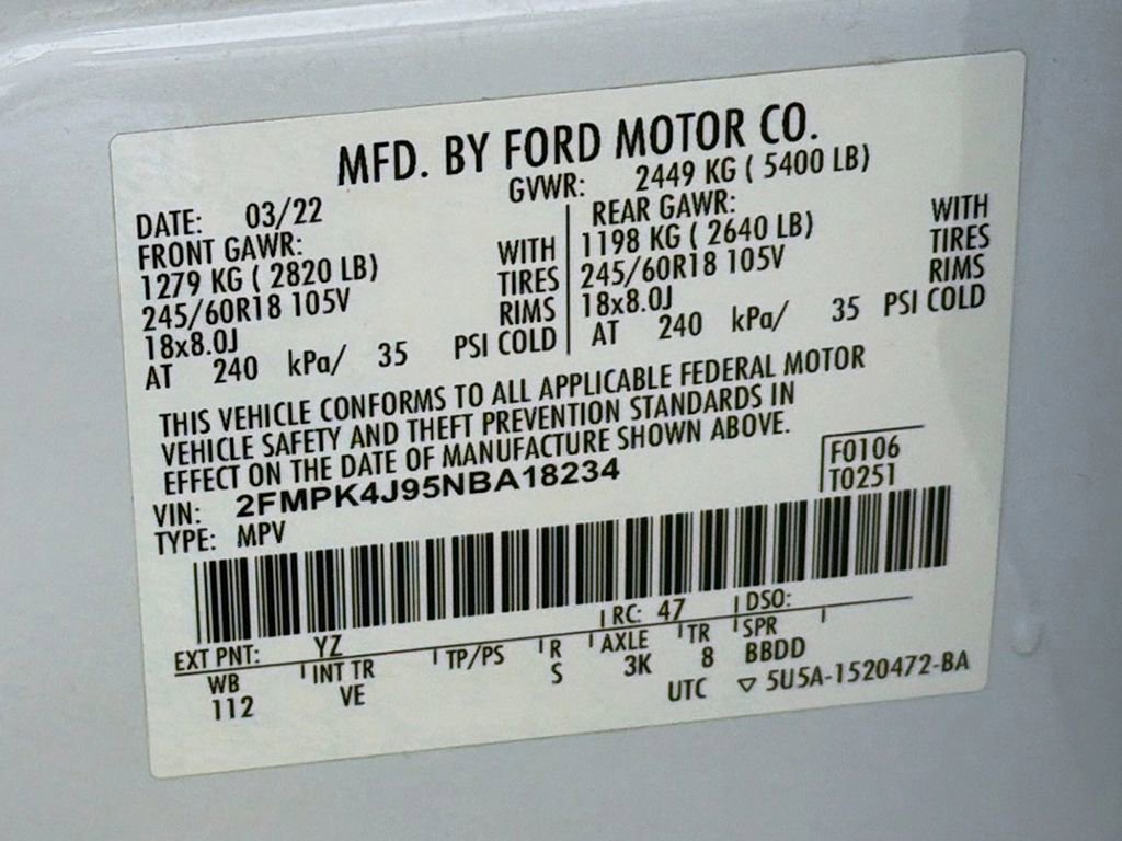 Used 2022 Ford Edge SEL w/ Convenience Package AWD/4WD image 41
