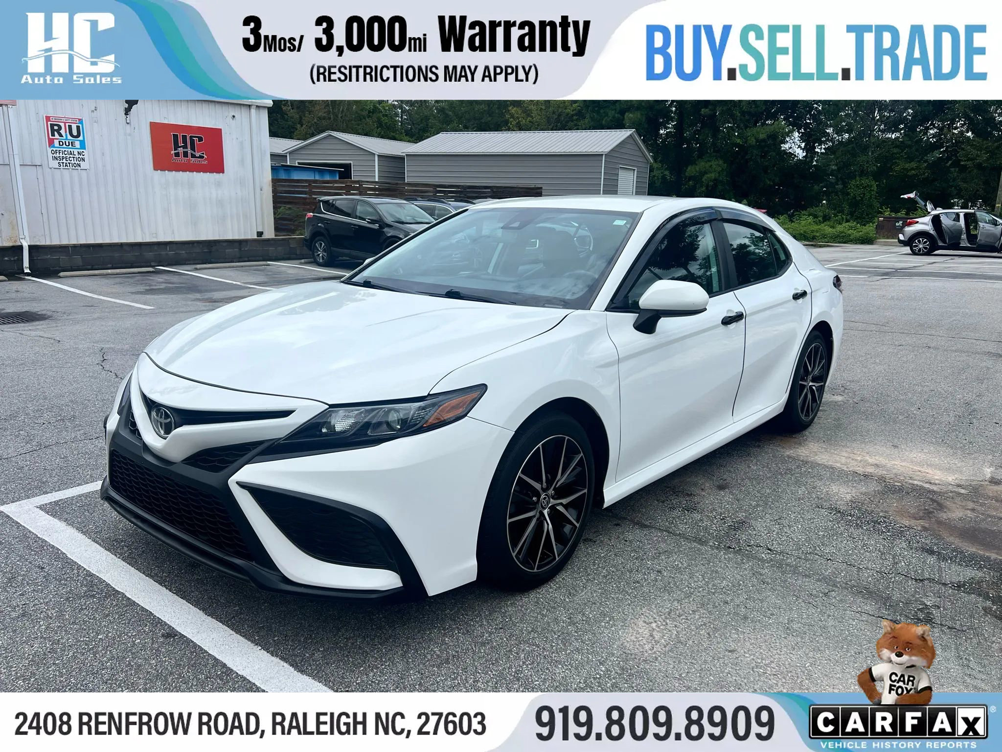 Used 2021 Toyota Camry SE