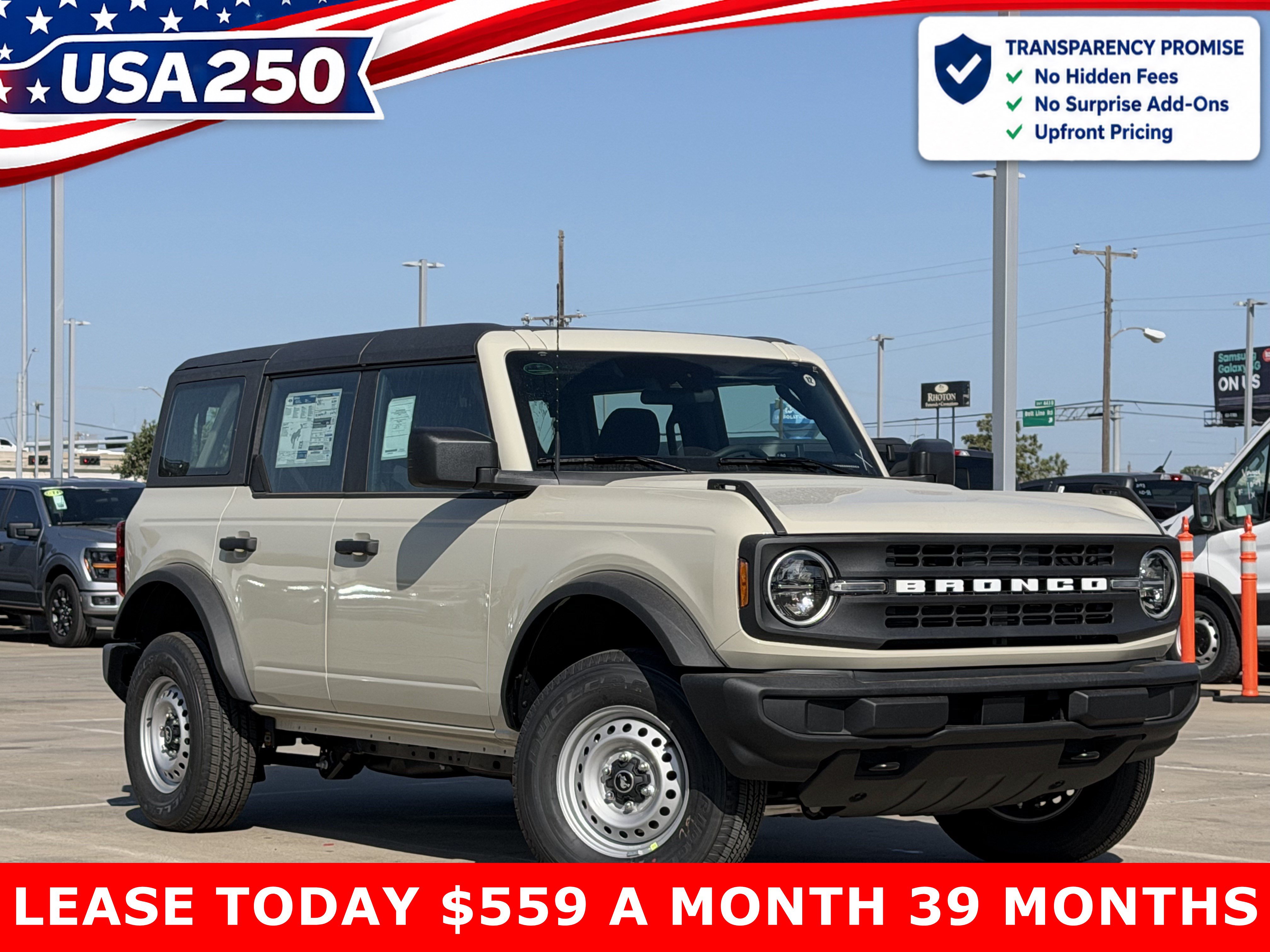 New 2026 Ford Bronco 4-Door AWD/4WD image 1
