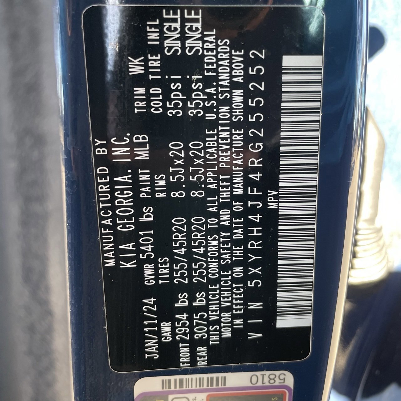 Used 2024 Kia Sorento EX w/ Panoramic Sunroof Package image 28