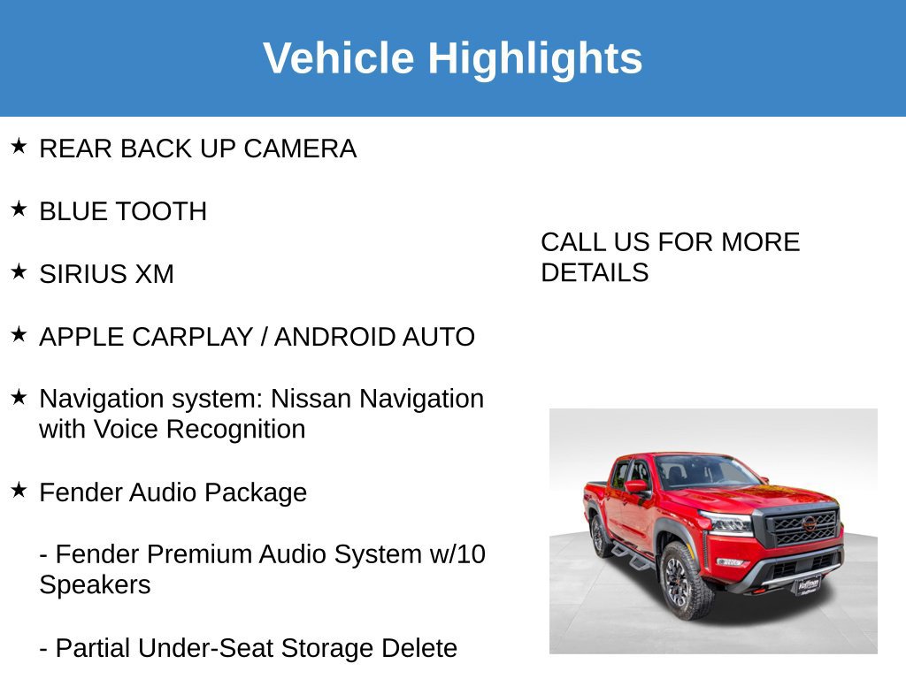 Used 2023 Nissan Frontier PRO-4X w/ Pro Convenience Package AWD/4WD image 8
