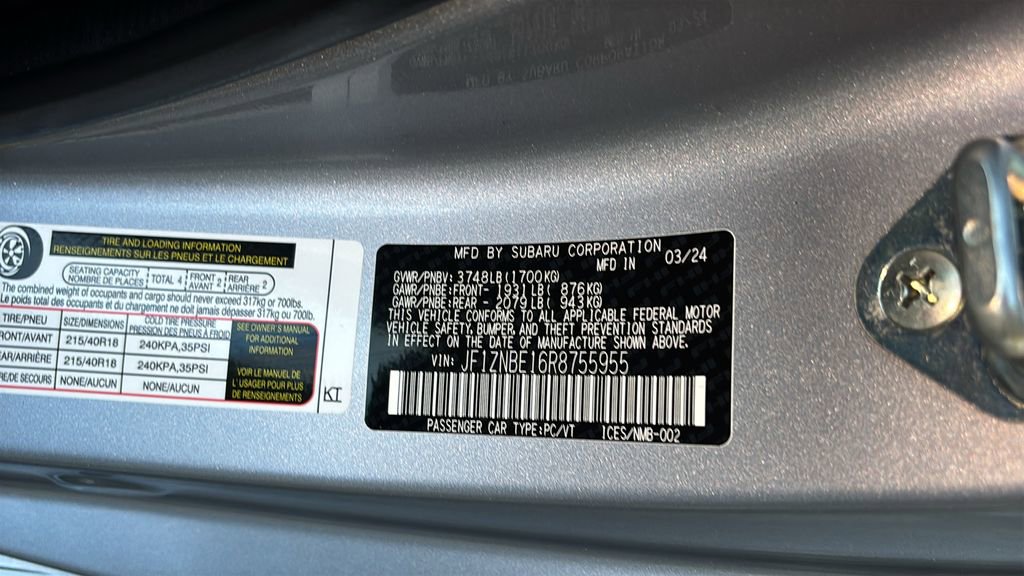 Used 2024 Toyota GR86 Premium w/ Performance Package image 35