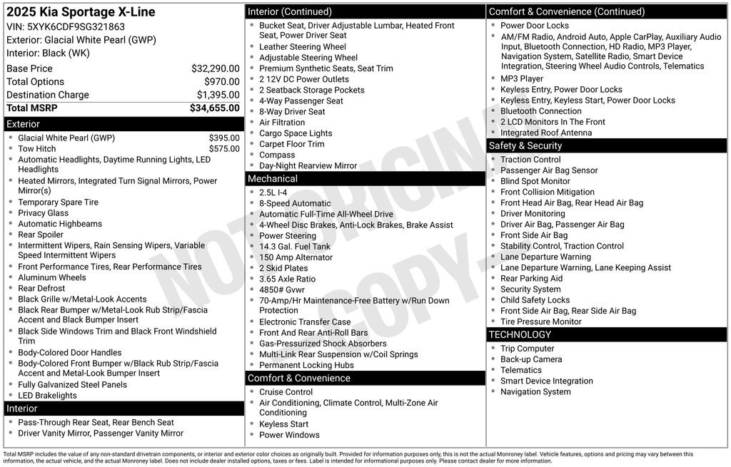 New 2025 Kia Sportage X-Line image 4