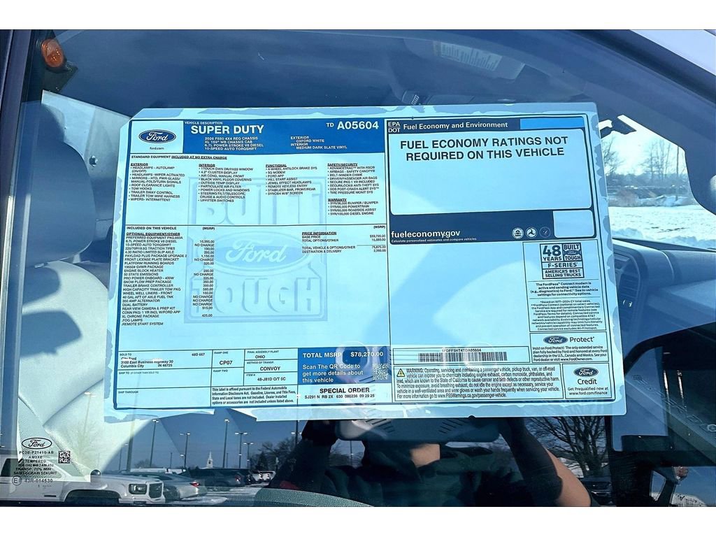 New 2026 Ford F550 4x4 Regular Cab Super Duty image 43