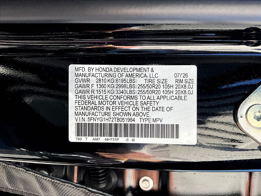New 2026 Honda Pilot Touring image 22