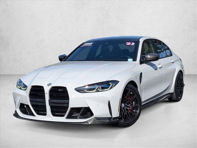 Used 2023 BMW M3 Competition w/ M Carbon Exterior Package RWD image 1