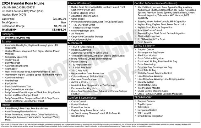 Used 2024 Hyundai Kona N Line image 35