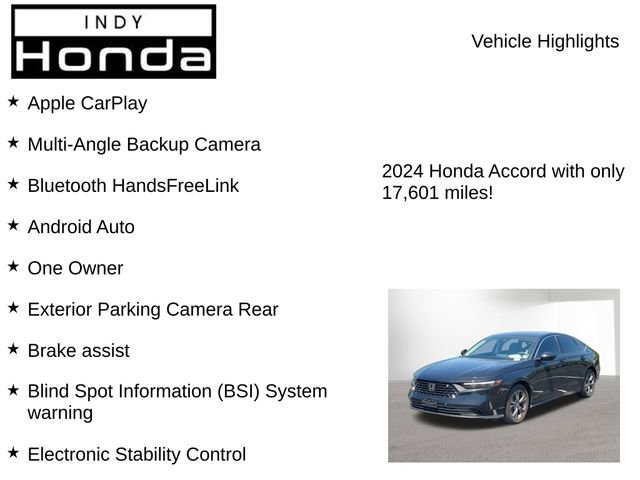 Used 2024 Honda Accord EX image 7